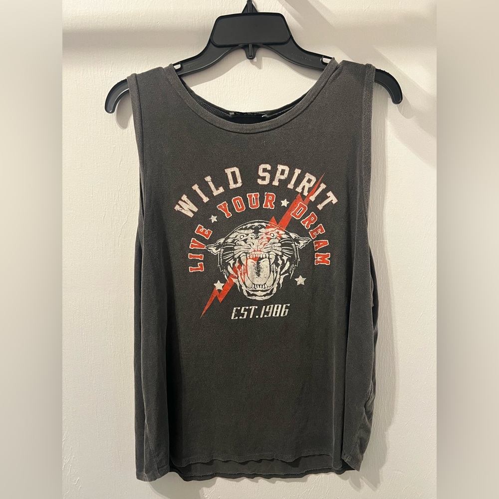 Charcoal Graphic Tank